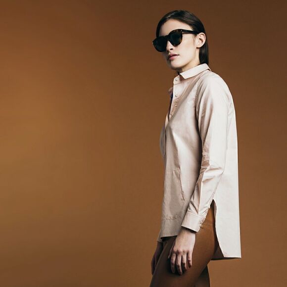 Thirteen Seven Trapezoid Pullover - Dusty Blush